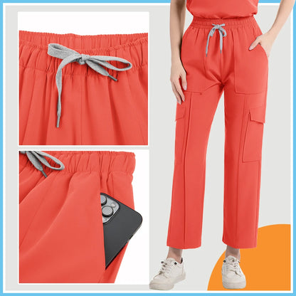 Women Scrubs Nurse Accessories Medical Uniform Unisex Slim Fit Comfort Clinical Women Operating Room Work Uniform Jogger Suit