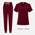 High Quality Medical Women Scrubs Sets Hospital Surgery Dental Clinic Beauty Spa Salon Lab Workwear Clothes Nurses Accessories