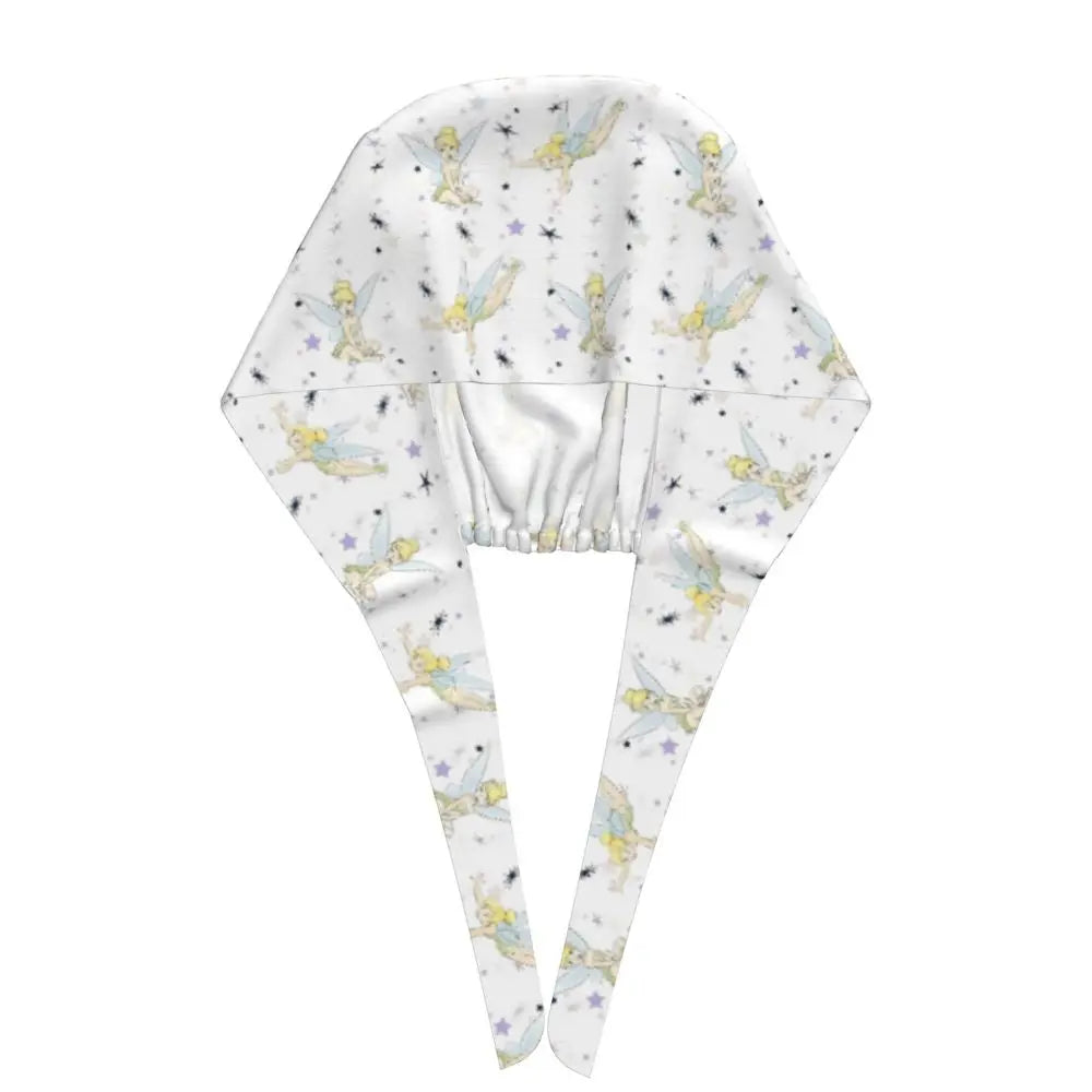 Custom Tinker Bell Breathable Nursing Work Cap Surgical Scrub Caps Unisex Nurse Medical Cap Cartoons Scrubs Hat Medical Surgical