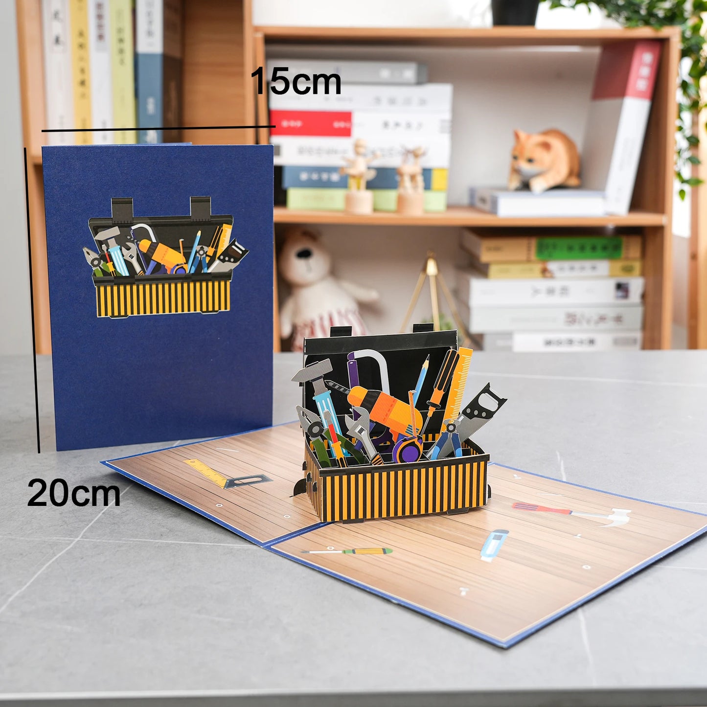 Fathers Day Cards 3D Pop-Up Father Birthday Greeting Card for Dad, Father's Day Gift for Dad