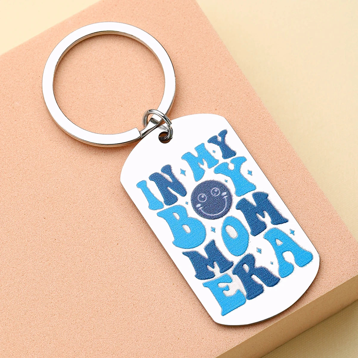 Mom Birthday Gifts from Son Daughter First Time Best Pregnant Mom ever Gift Idea Boy Girl Mom Era Keychain