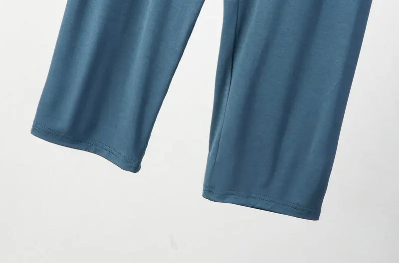 XL to 8XL summer Modal leggings calf Length High waist Large size Stretch Casual Slimming Basic short Pants sleep pants