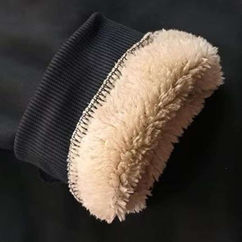 Winter Man Warm Fleece Lined T Shirt Thick O Neck Solid Color Basic Pullover Sweatshirt Thermal Underwear Tops Clothing For Men