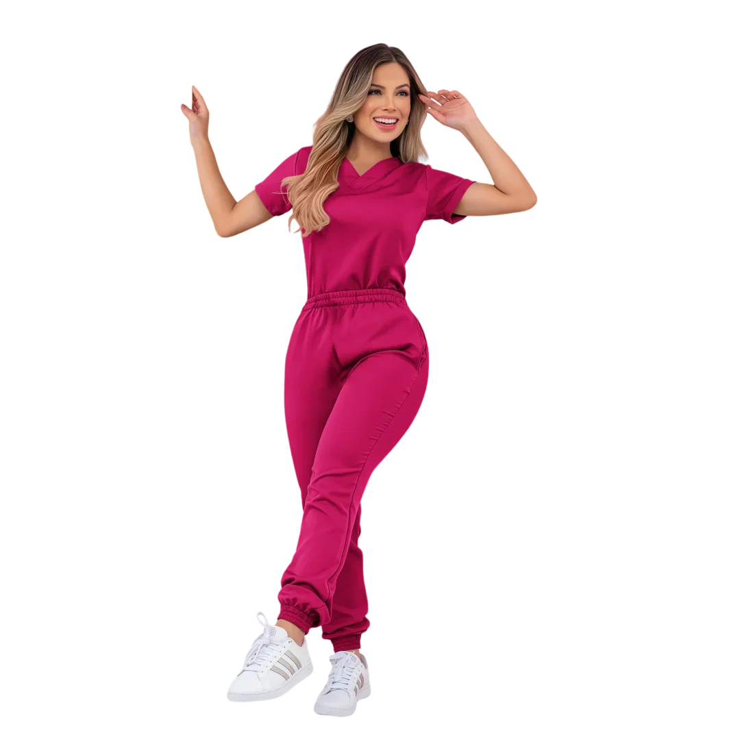 High Quality Scrubs Doctor Medical Center Uniform Comfortable Staff Scrub Suit Ladies Beauty Spa Salon Tunic Top+Pants Workwear