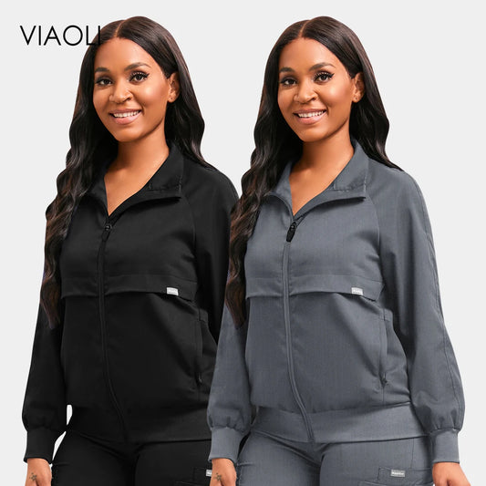 Wholesale Price Medical Scrub Uniform Jacket Women Men Dental Scrub Healthcare Uniform Beauty Salon Manicurist Cleaning Wear New