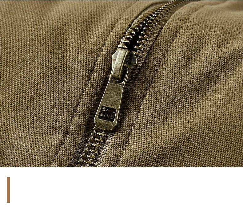 Winter Bomber Jacket 100% Cotton Hooded Warm Thick Overcoat Quilted Cotton Padded Tactical New Parkas Thermal Parkas Coats