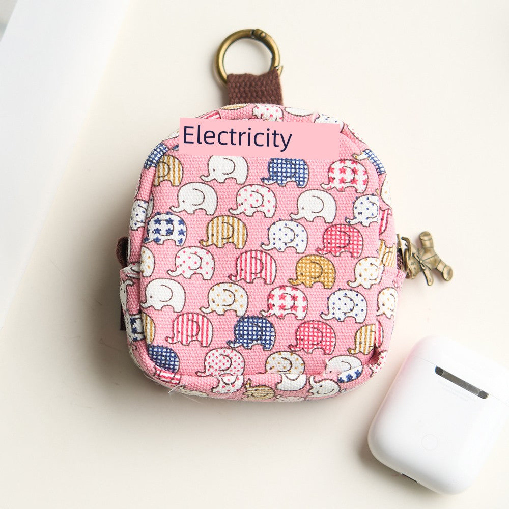 Mini Fabric Cute Portable Girl Small Saddle Bag