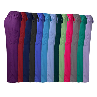 Cherokee Medical Uniforms  Nurse Uniform Scrubs for Women Set Scrub Pants with Pockets and V-neck SPA Scrub Top for Hospital