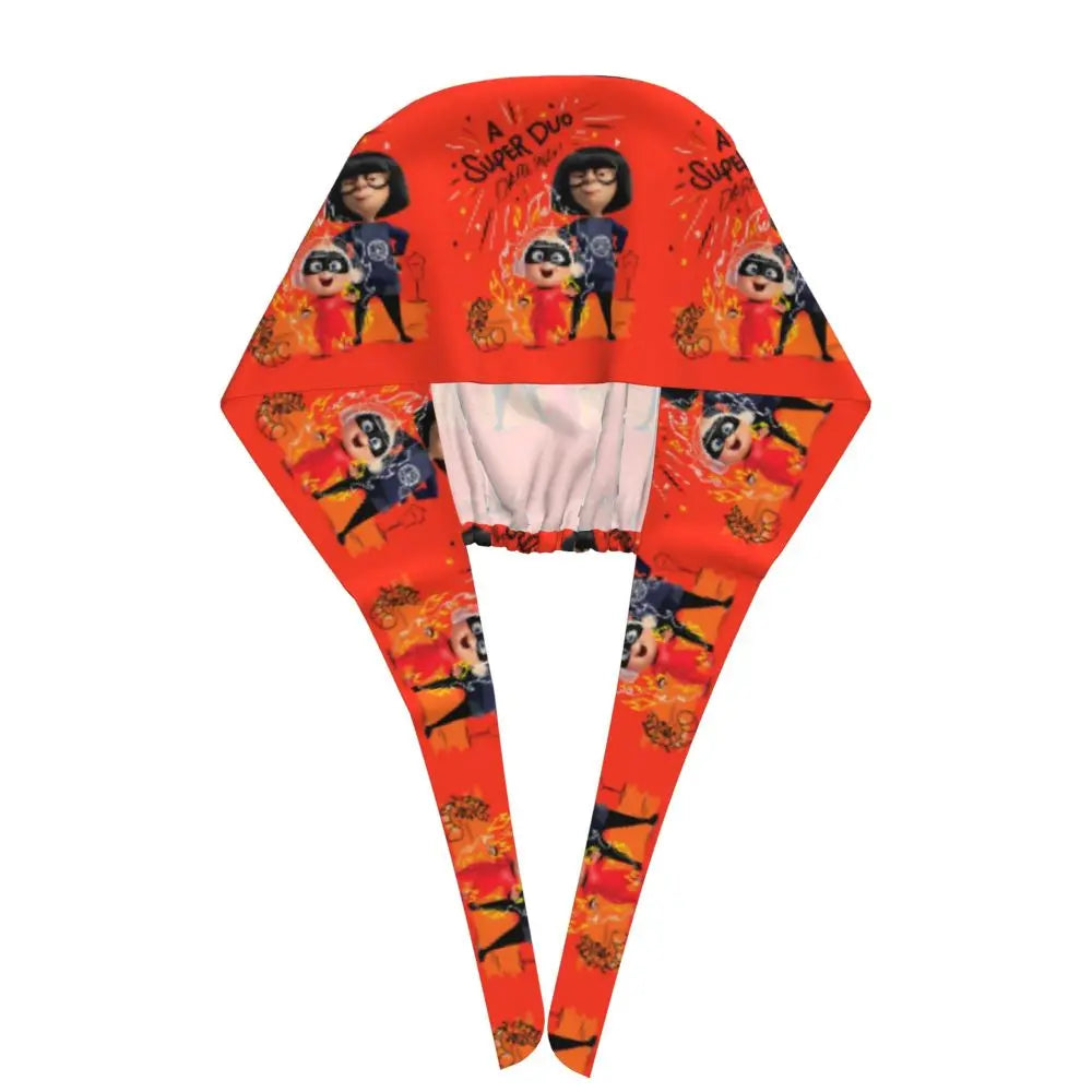 Custom The Incredibles Medical Staff Scrubs Hat Men Women Superhero Anime Doctor Nursing Surgical Cap Scrub Caps