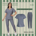 Surgical Uniforms Woman Scrub Set Medical Nurse Beauty Salon Workwear Clinical Scrubs Top Pants Spa Doctor Nursing Clinical Suit