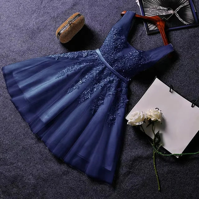 Hot Selling A-line Lace Wedding Dress Short Sleeve Appliques Princess Gown Dresses Party Prom Bridesmaid Dress Vestido De Noiva