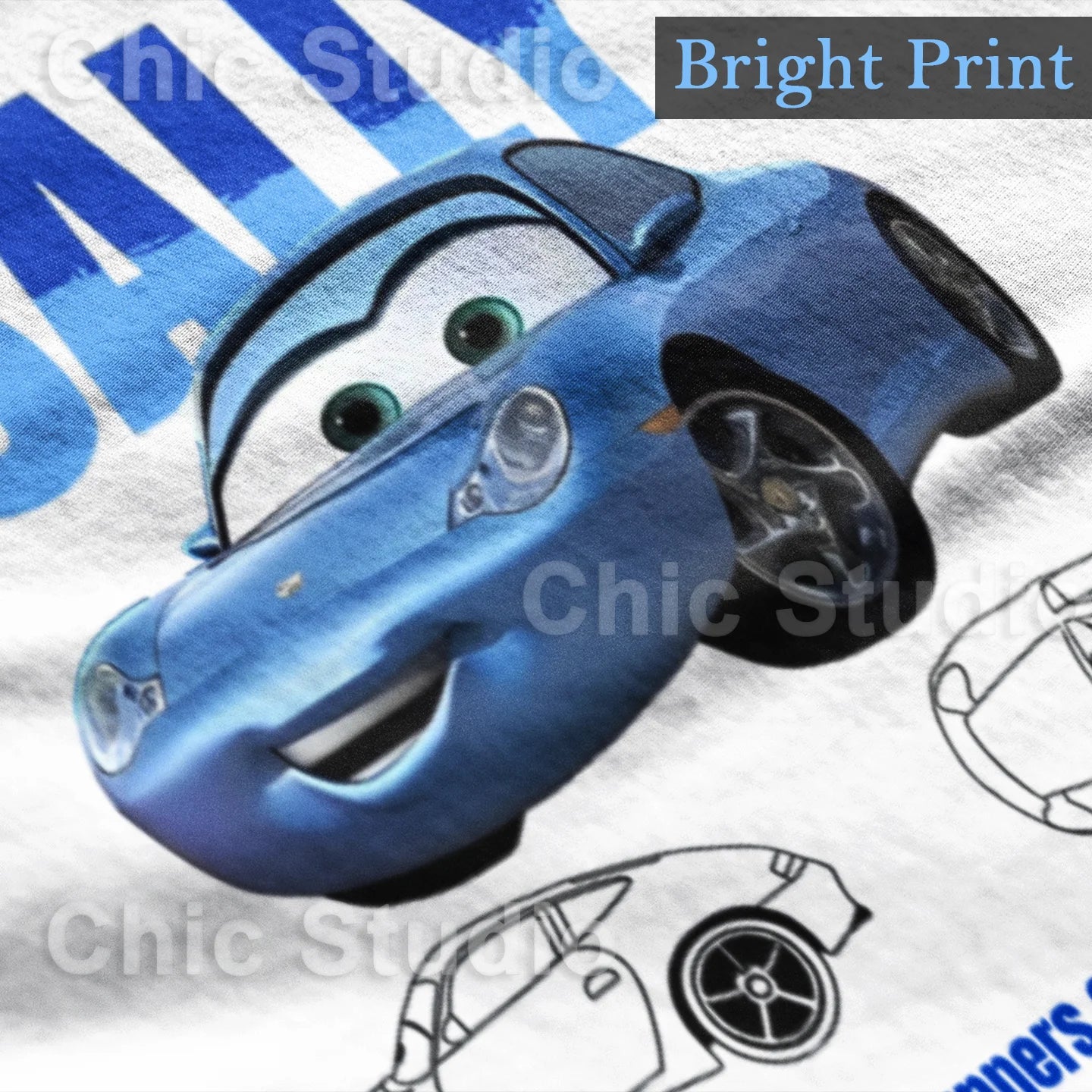 Romantic Lightning Mcqueen And Sally Matching T Shirt Outfits Double-Side Print Sally Mcqueen tshirt Tees for Couple Gifts