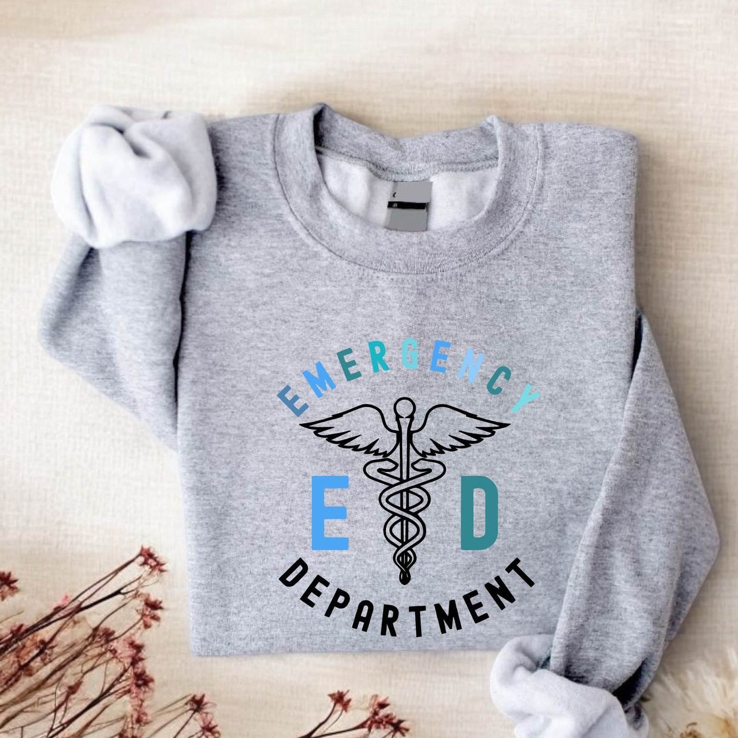 TT1581 Emergency Department Sweatshirt, Emergency Room Nurse Sweatshirt, Healthcare Worker Sweatshirt, Matching Nursing Crew Sweatshirt