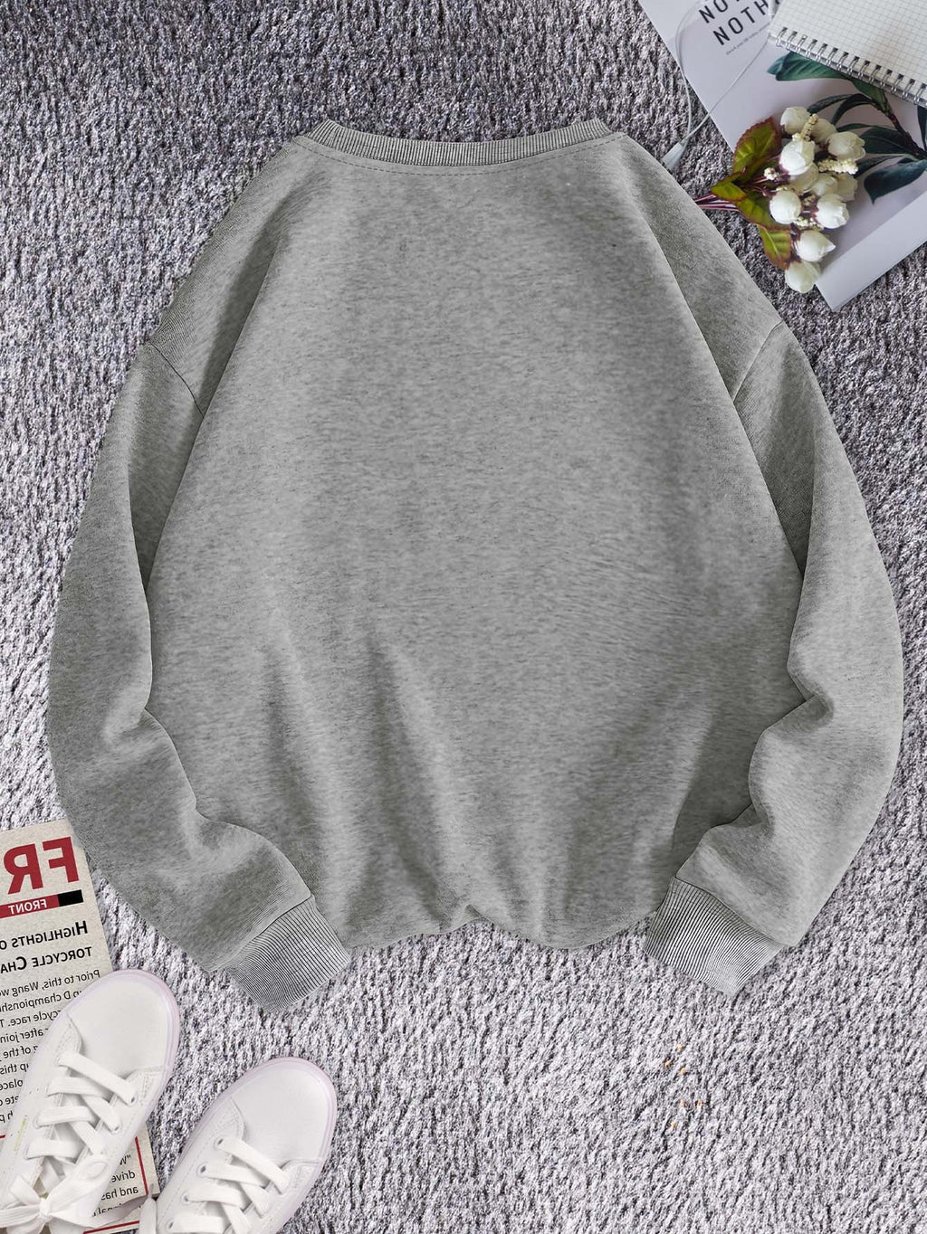 NURSE on dark background women sweatshirt and sweatpants set