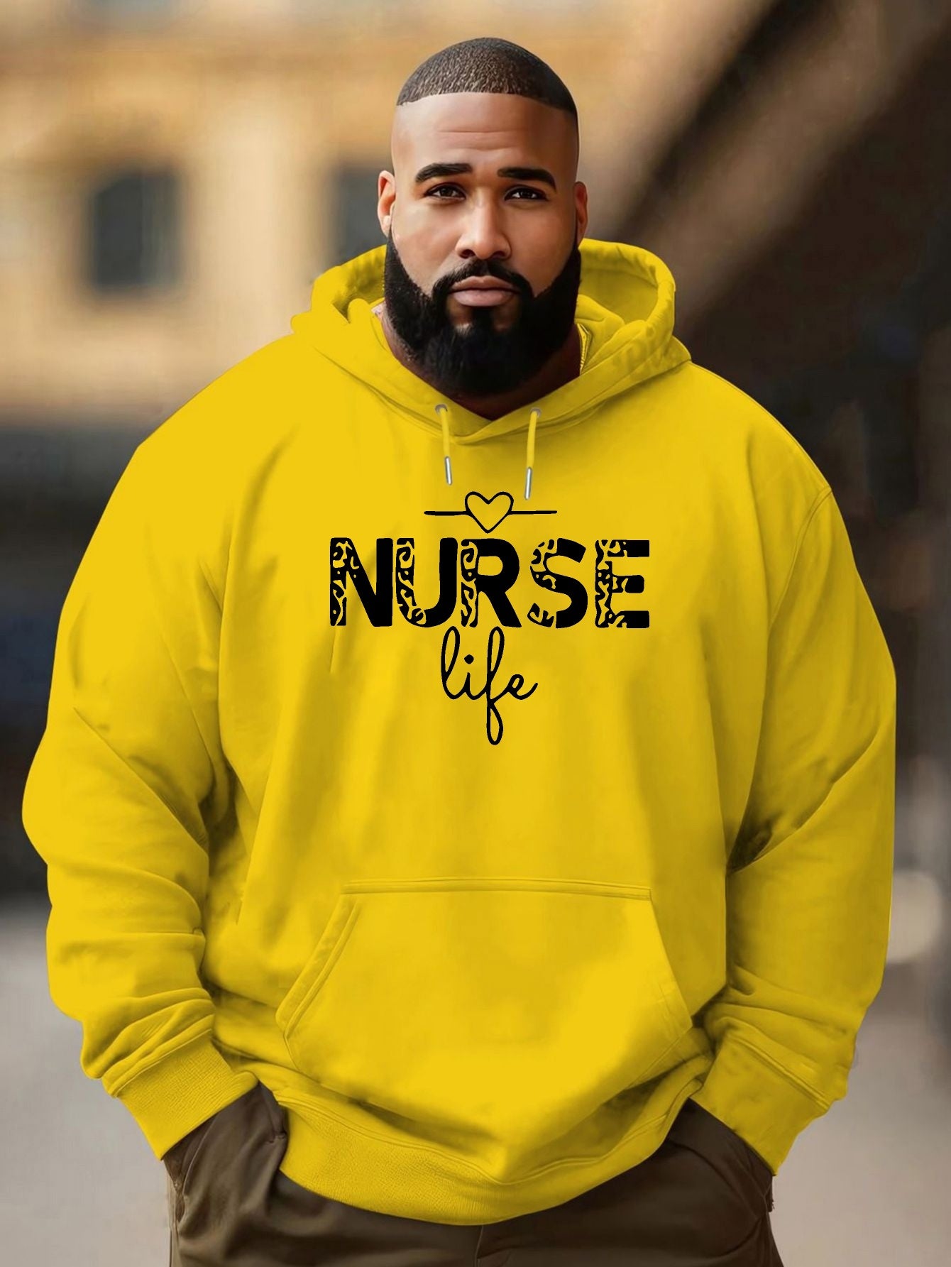 [New Autumn Fashion Brand Sweater] Nurse 2024 New Printed Autumn And Winter Plush Youth Versatile Spring And Autumn Style Plus Dalian Hat Fashion Brand Sweater