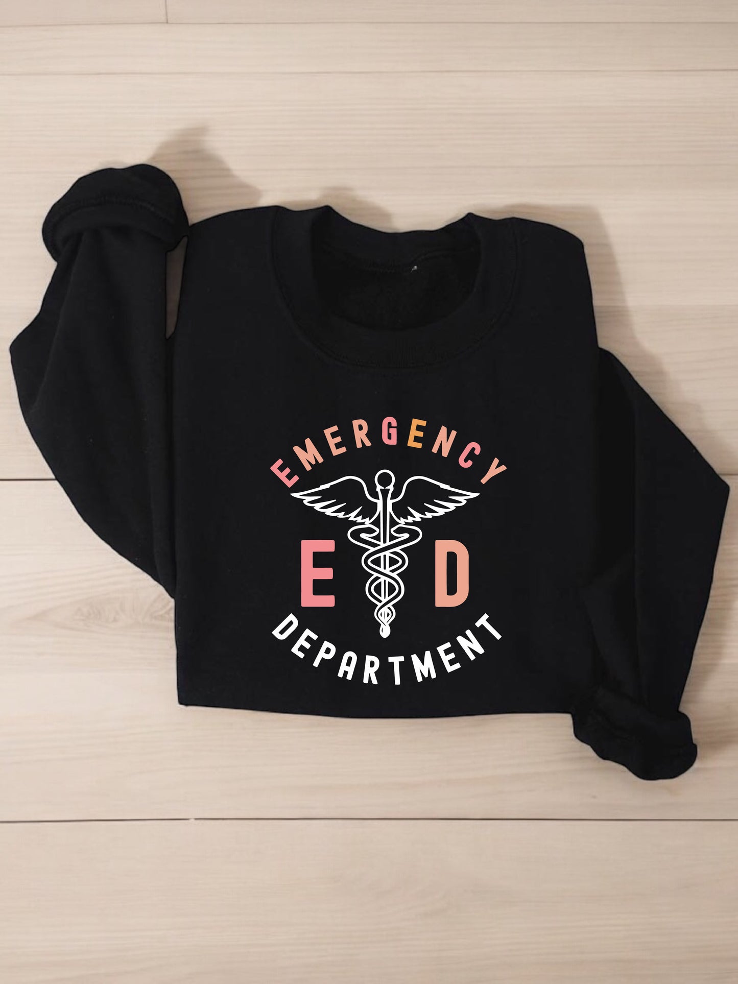 STM-1298 Emergency Department Sweatshirt, ER Nurse Gift Idea, Emergency Room Tech Sweatshirt, Future Nurse Sweater, Nursing School Graduate Cool Sweatshirt
