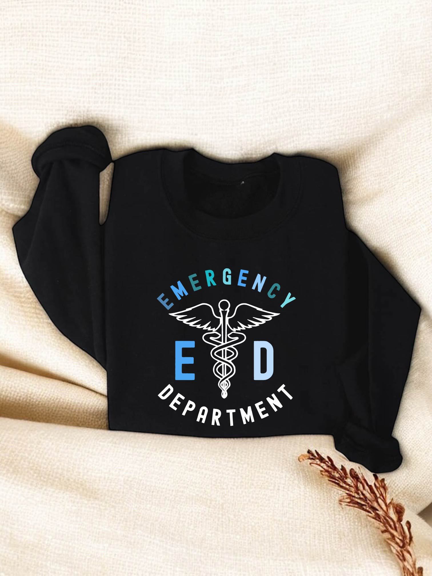 TT1581 Emergency Department Sweatshirt, Emergency Room Nurse Sweatshirt, Healthcare Worker Sweatshirt, Matching Nursing Crew Sweatshirt