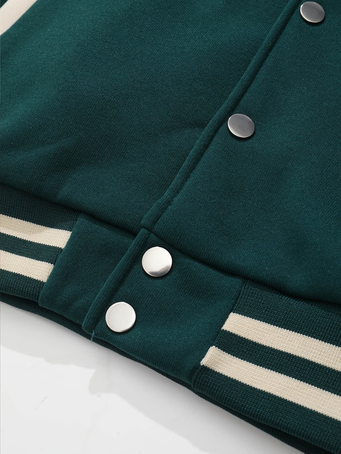 Women's "NURSE" Varsity Jacket - Colorful Lettering & Symbols, Casual Polyester, Button-Up with Striped Collar, Machine Washable