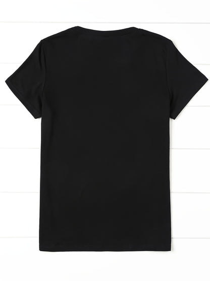 180g Printed Round Neck Short Sleeve T-Shirt LPN - Leopard Nurse LPN Nursing Licensed Practical Nurse T-Shirt