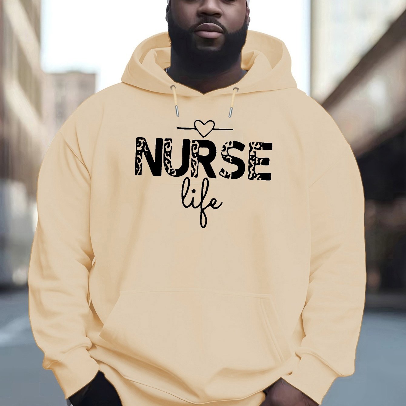 [New Autumn Fashion Brand Sweater] Nurse 2024 New Printed Autumn And Winter Plush Youth Versatile Spring And Autumn Style Plus Dalian Hat Fashion Brand Sweater